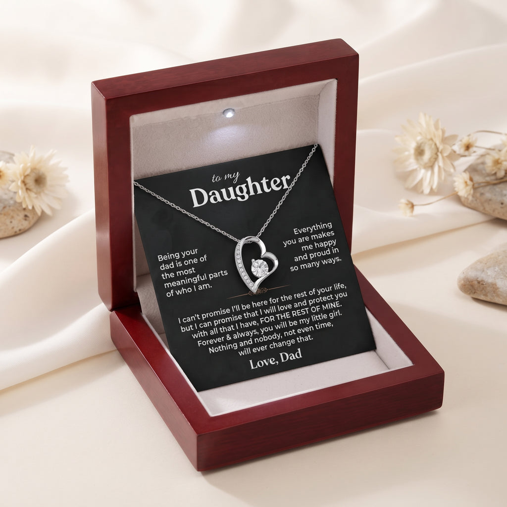 To My Daughter — Always My Little Girl Necklace