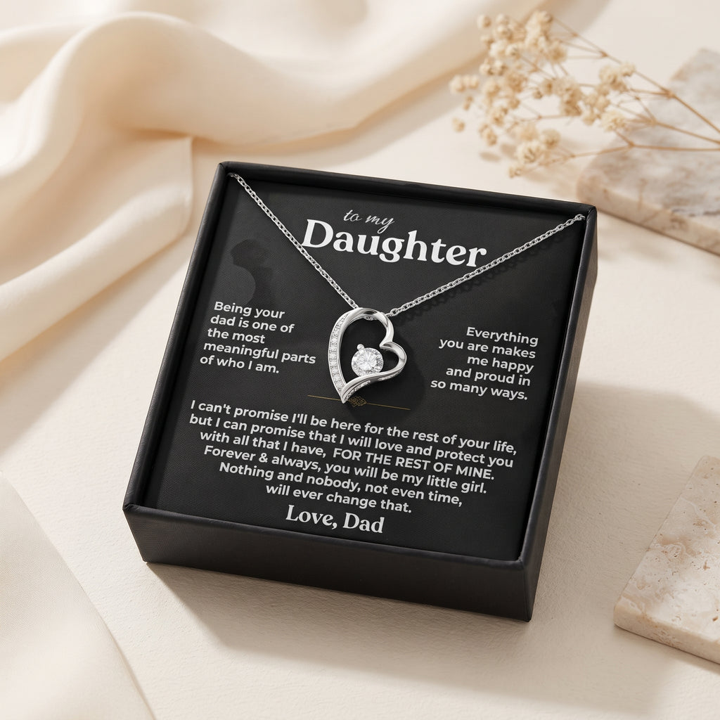 To My Daughter — Always My Little Girl Necklace